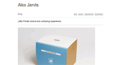 Desktop Screenshot of alexjarvis.co.uk